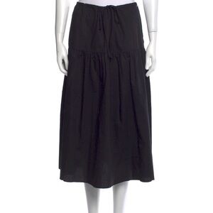 Matthew Bruch Pleated Midi Skirt size M
